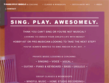 Tablet Screenshot of makegreatmusic.com
